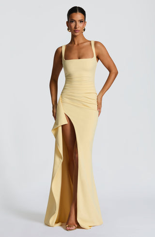 Katana Maxi Dress - Lemon - glavon