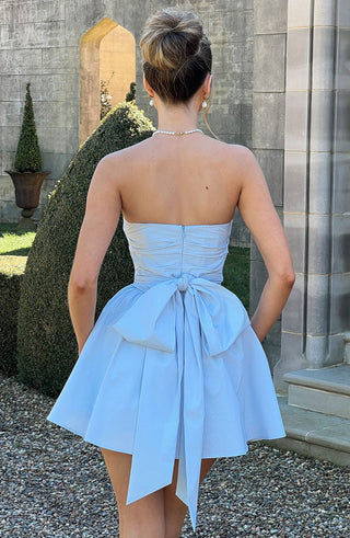 Katrina Mini Dress - Blue - glavon
