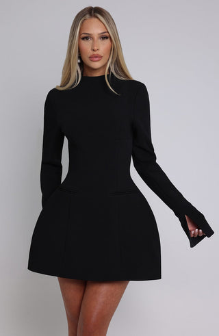 Kelly Mini Dress - Black - glavon