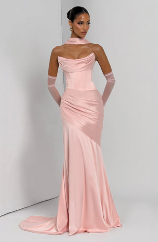Kensington Maxi Dress - Blush - glavon