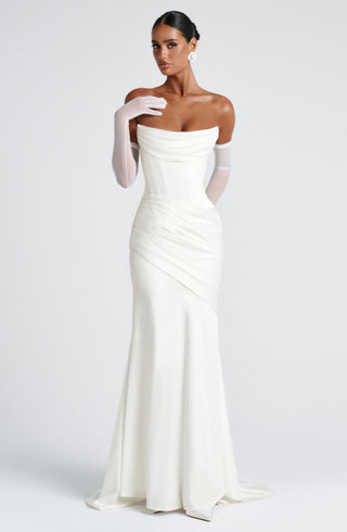 Kensington Maxi Dress - Ivory - glavon