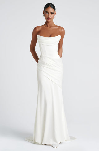 Kensington Maxi Dress - Ivory - glavon