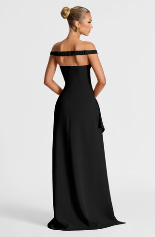 Khalesia Maxi Dress - Black - glavon