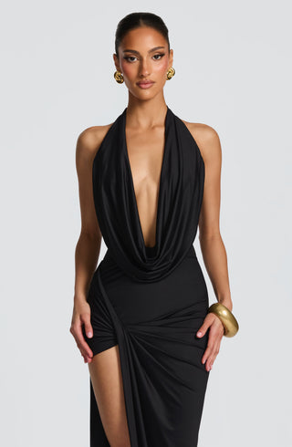 Kingsley Maxi Dress - Black - glavon