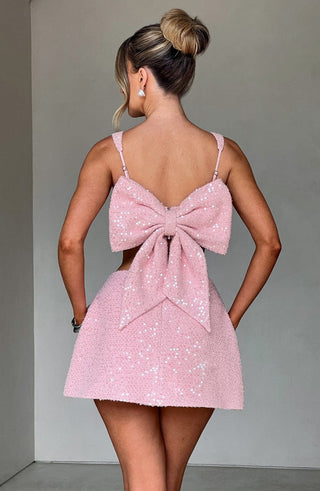 Kiri Mini Skirt - Blush - glavon
