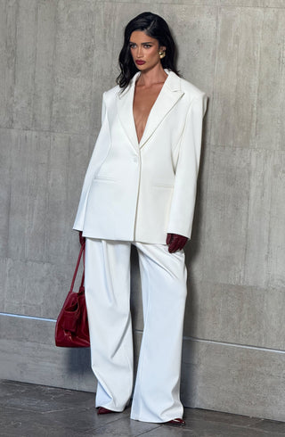Kirsty Pants - Ivory - glavon
