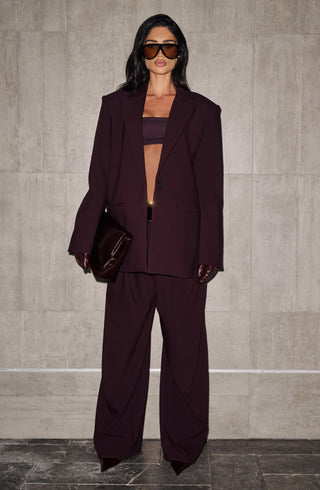 Kirsty Pants - Plum - glavon