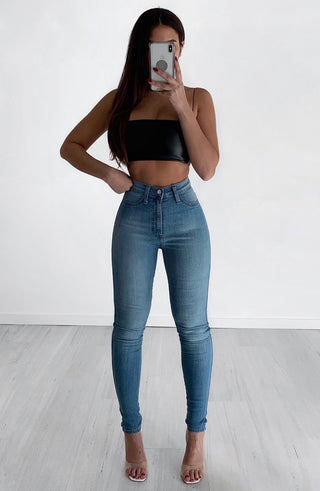 Kyla Jeans - Light Blue - glavon
