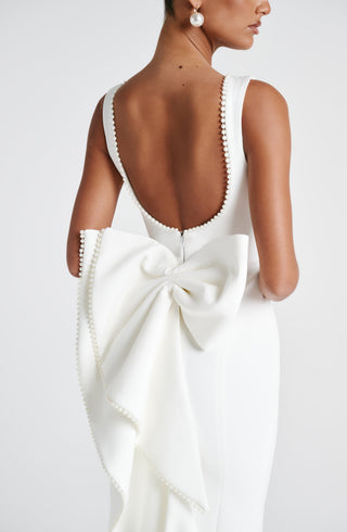 Lana Midaxi Dress - Ivory - glavon