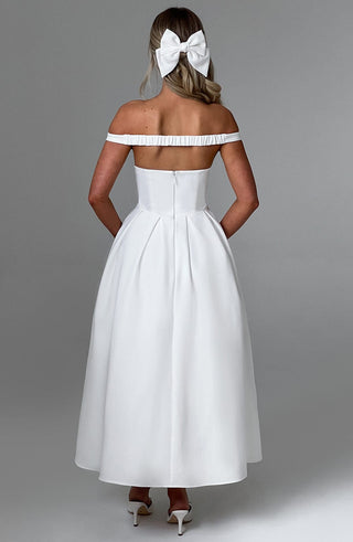 Lanetta Midi Dress - Ivory - glavon