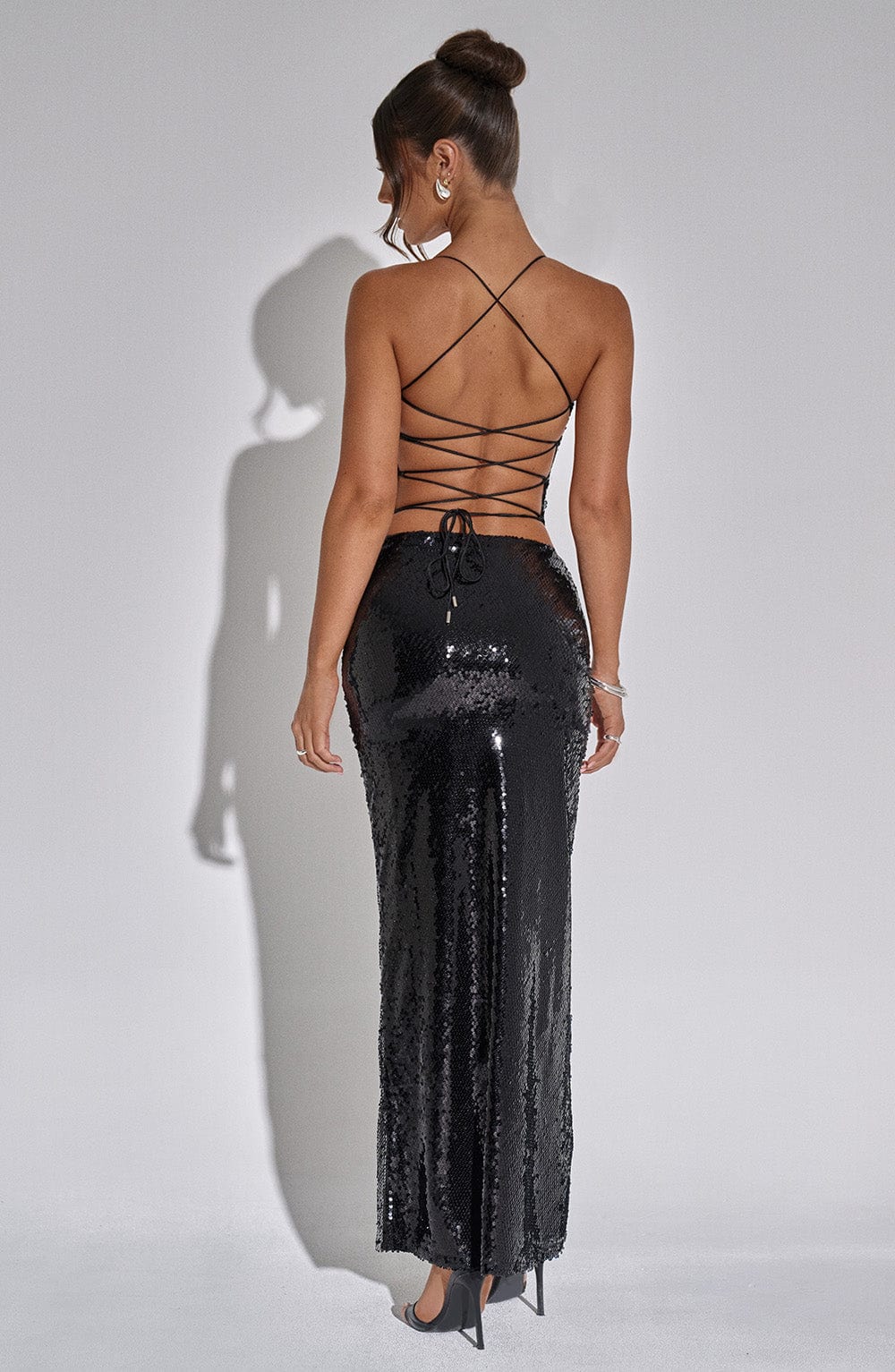 Larisa Maxi Skirt - Black - Napalia