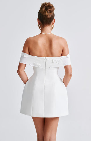 Laurel Mini Dress - Ivory - glavon