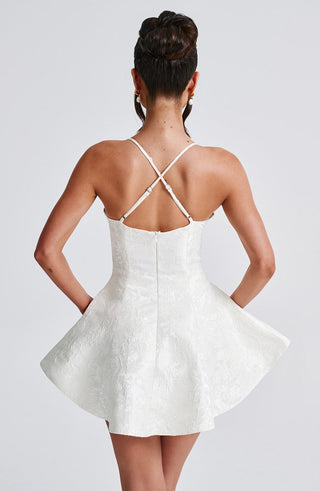 Leila Playsuit - Ivory - glavon