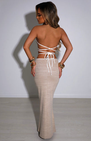 Lelita Maxi Skirt - Beige - glavon