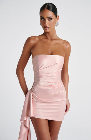 Leoni Mini Dress - Blush - glavon