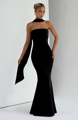 Leura Maxi Dress - Black - glavon