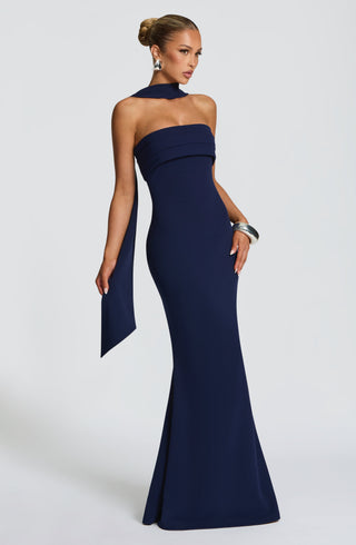 Leura Maxi Dress - Navy - glavon