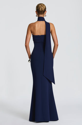 Leura Maxi Dress - Navy - glavon