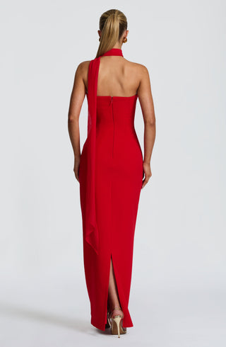 Lindsey Maxi Dress - Red - glavon