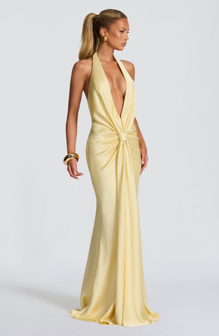 Linette Gown - Lemon - glavon