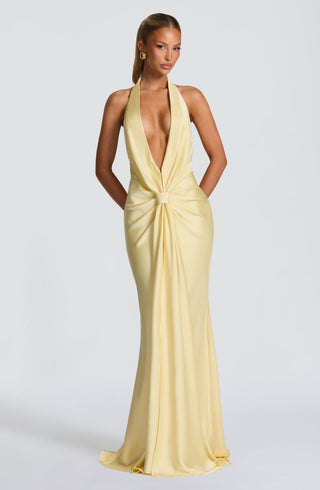Linette Gown - Lemon - glavon
