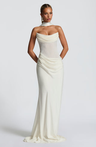 Liora Maxi Dress - Ivory - glavon