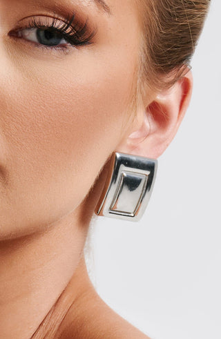 London Earrings - Silver - glavon