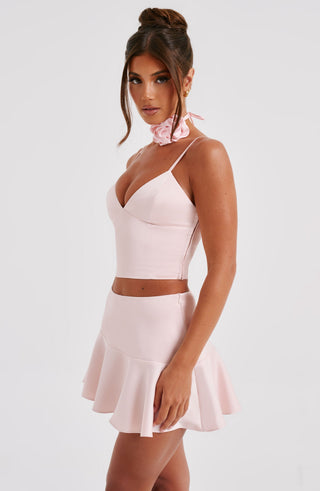Louisa Mini Skirt - Blush - glavon