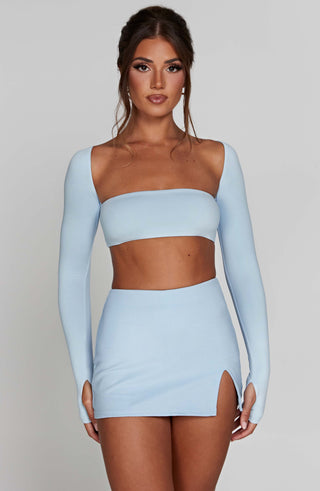 Lucianna Top - Baby Blue - glavon