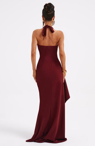 Luella Maxi Dress - Burgundy - glavon