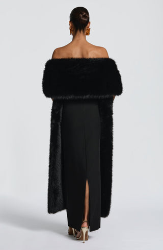 Lulu Shawl - Black - glavon