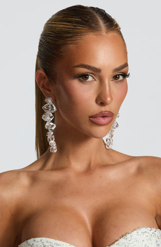 Lumina Earrings - Clear - glavon