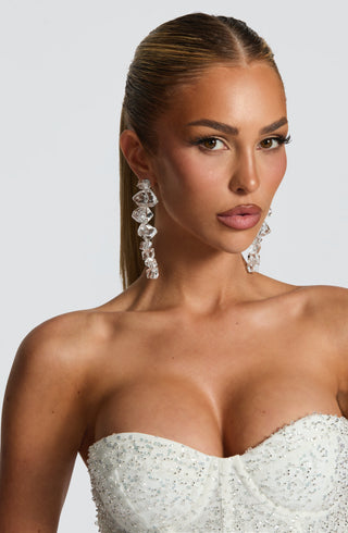 Lumina Earrings - Clear - glavon