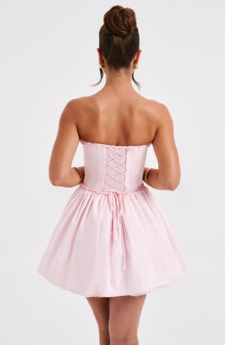 Maeve Mini Dress - Blush - glavon