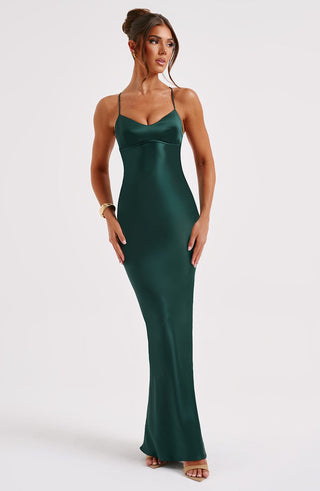 Malika Maxi Dress - Emerald - glavon