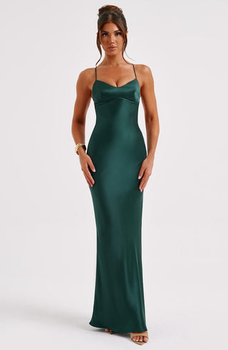 Malika Maxi Dress - Emerald - glavon