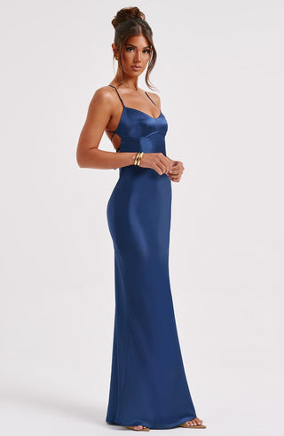 Malika Maxi Dress - Navy - glavon