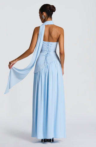 Maliyah Maxi Dress - Baby Blue - glavon