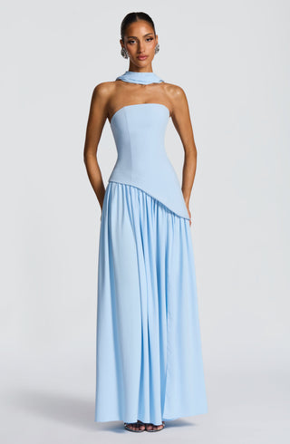 Maliyah Maxi Dress - Baby Blue - glavon