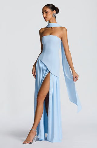 Maliyah Maxi Dress - Baby Blue - glavon