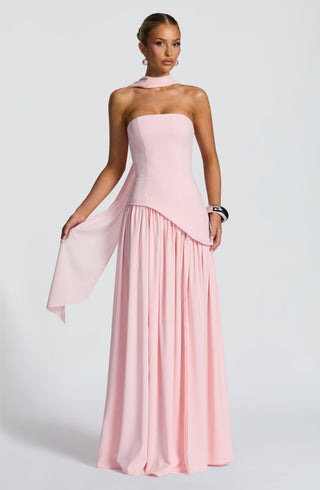 Maliyah Maxi Dress - Blush - glavon