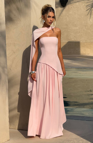 Maliyah Maxi Dress - Blush - glavon