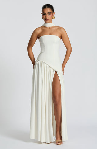 Maliyah Maxi Dress - Ivory - glavon
