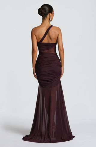 Marianne Maxi Dress - Plum - glavon