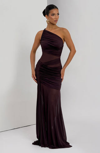 Marianne Maxi Dress - Plum - glavon