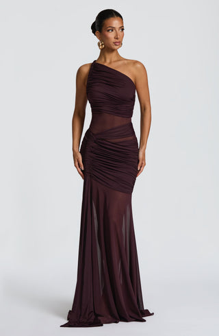 Marianne Maxi Dress - Plum - glavon