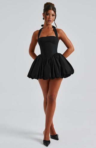 Maricia Mini Dress - Black - glavon
