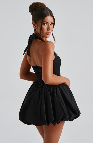 Maricia Mini Dress - Black - glavon
