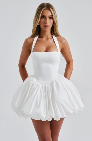 Maricia Mini Dress - Ivory - glavon