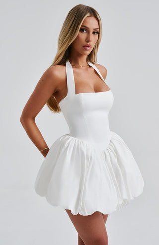 Maricia Mini Dress - Ivory - glavon